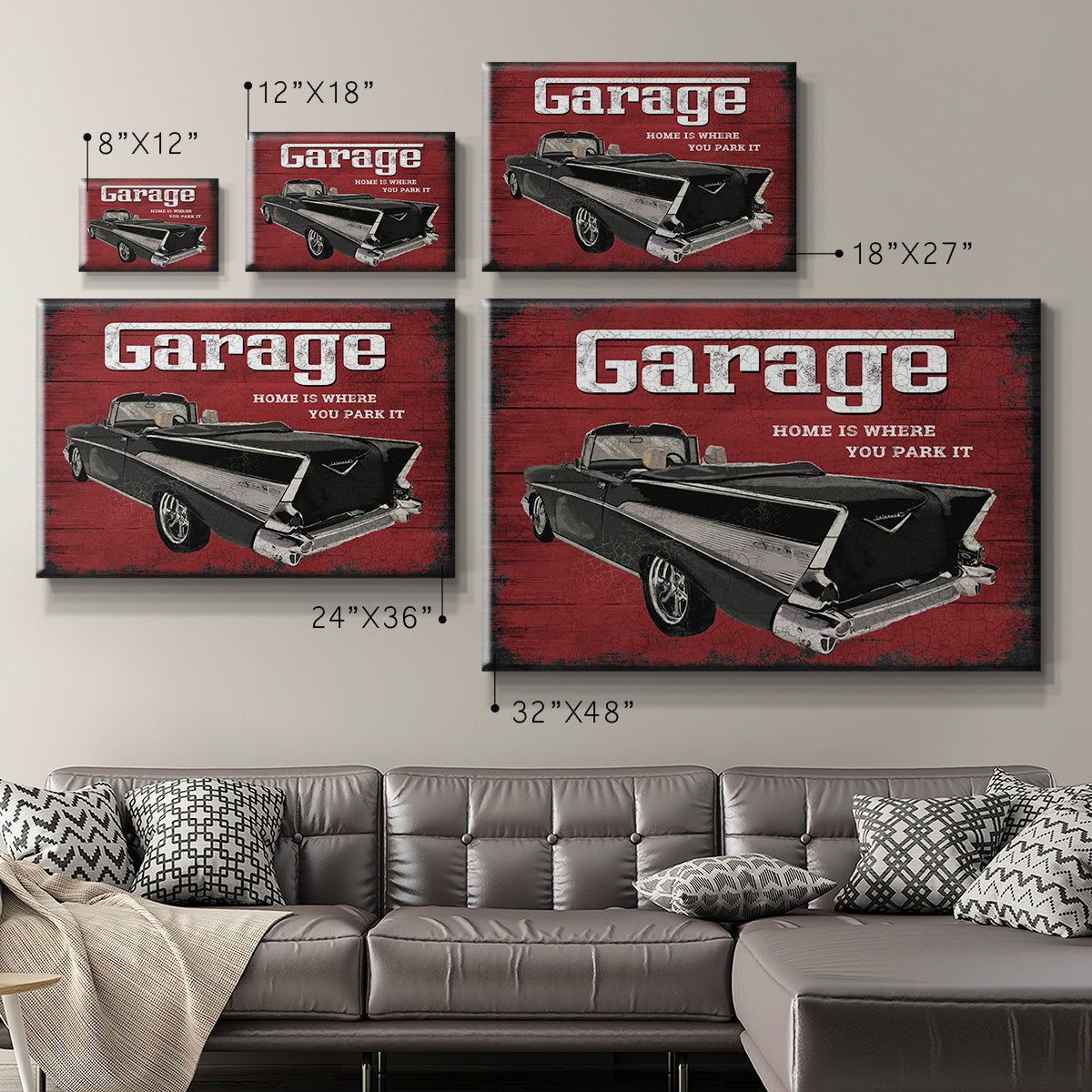 The Garage - Canvas Art Print