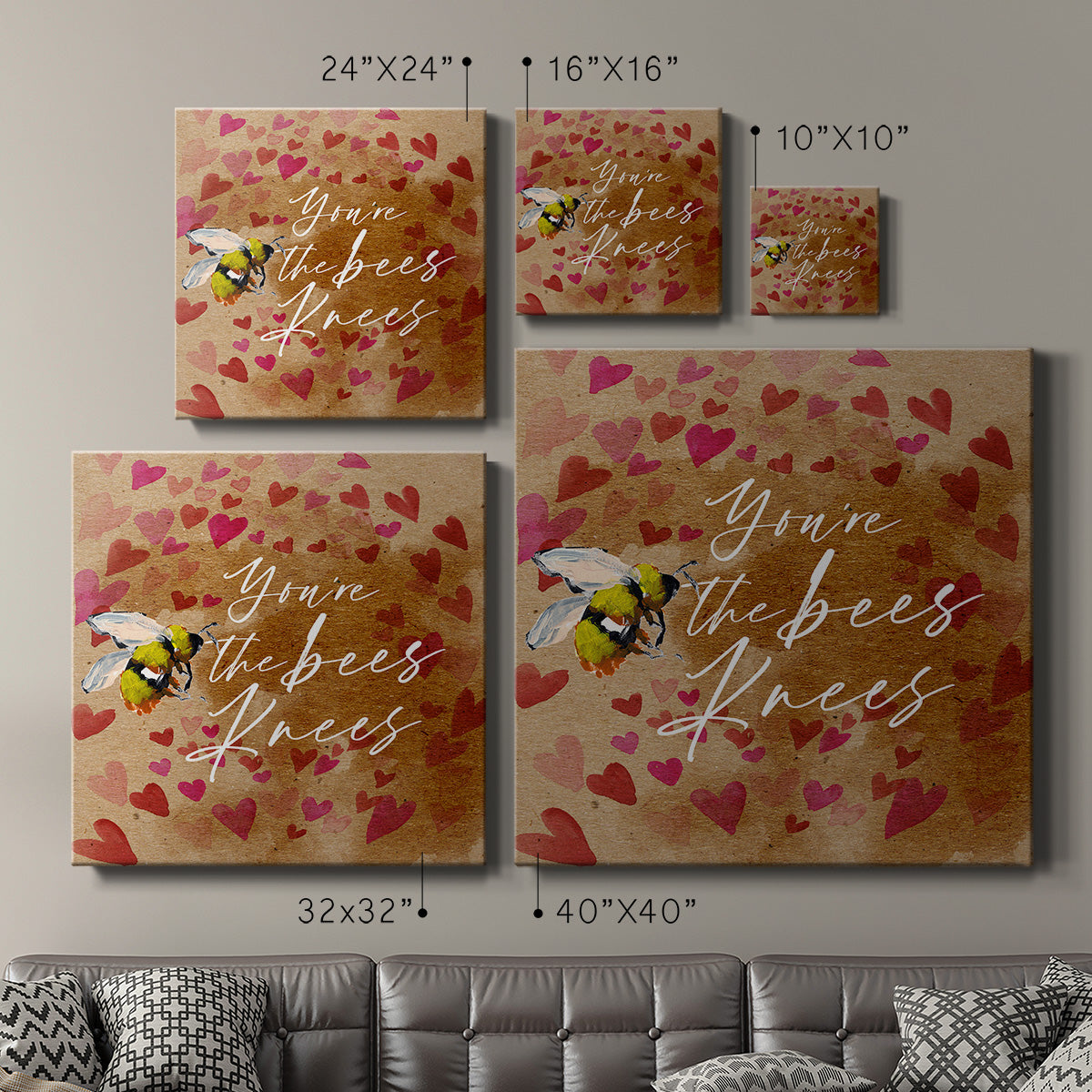 Bees Knees I - Canvas Art Print