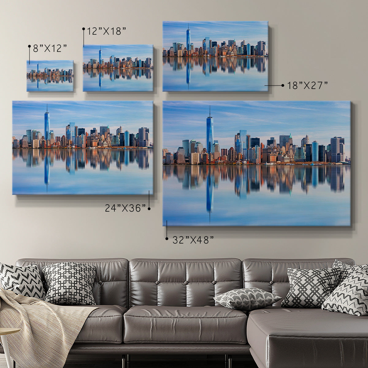 Panoramic View of Manhattan - Canvas Art Print
