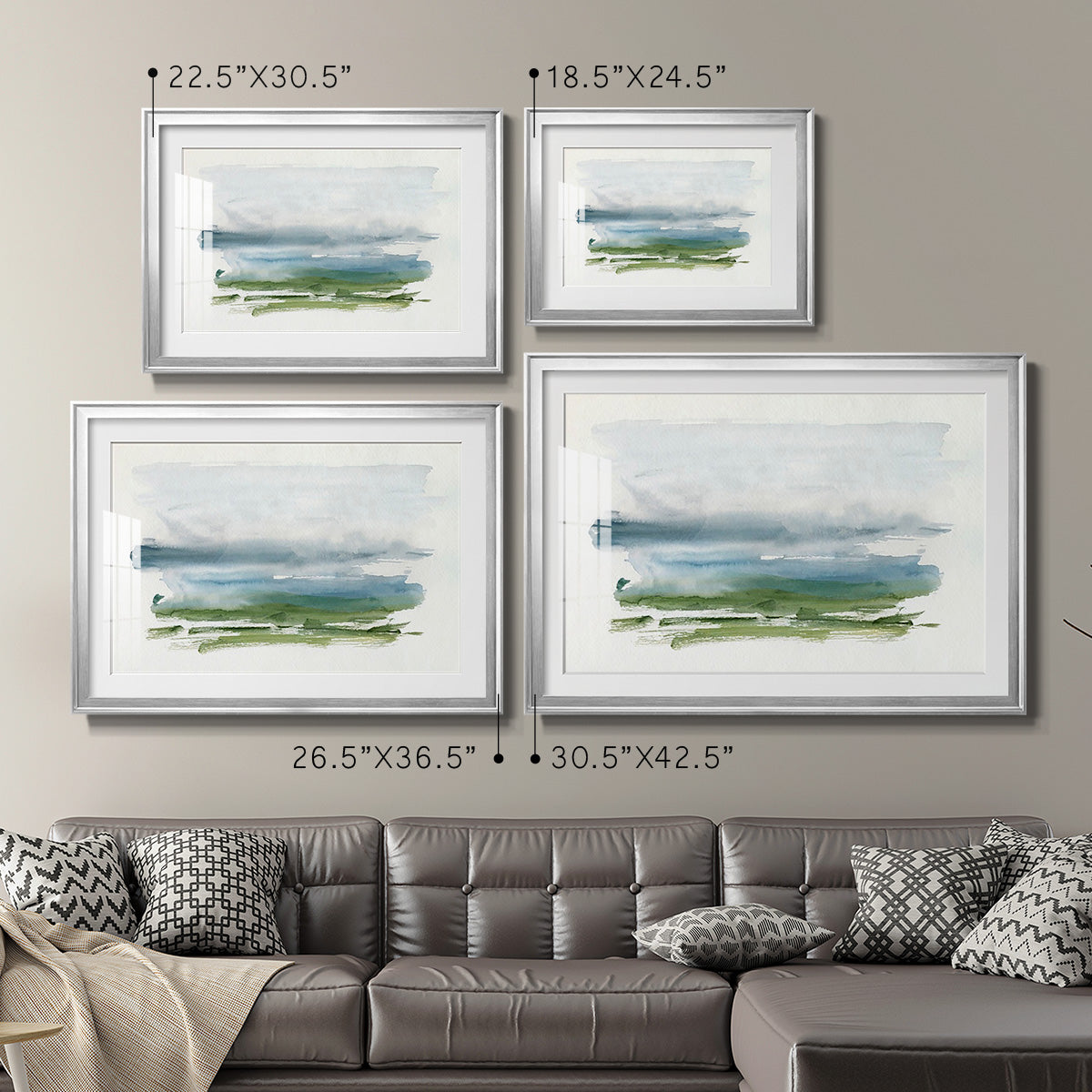 Coastline Splash III Premium Framed Print - Ready to Hang