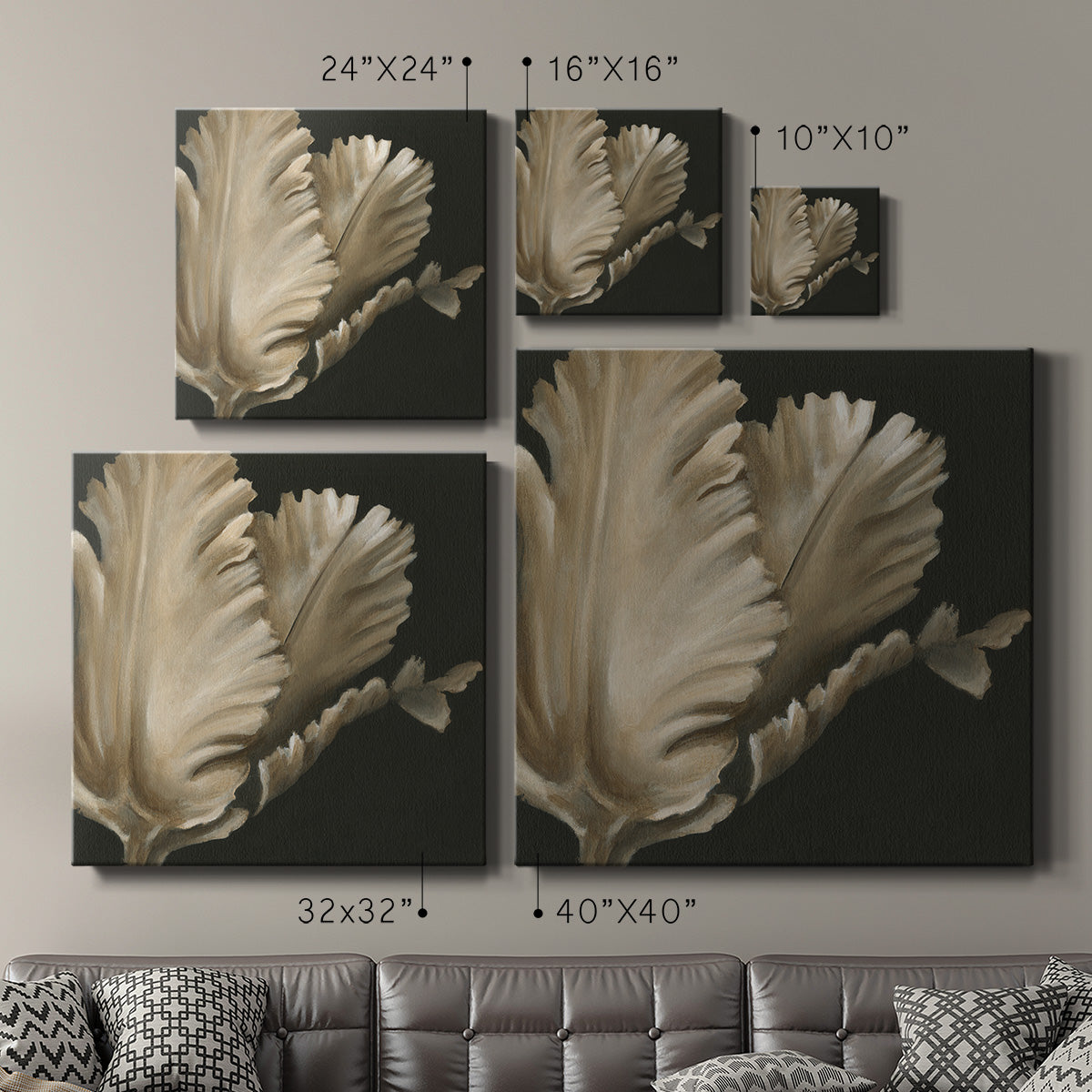 Classical Blooms I - Canvas Art Print