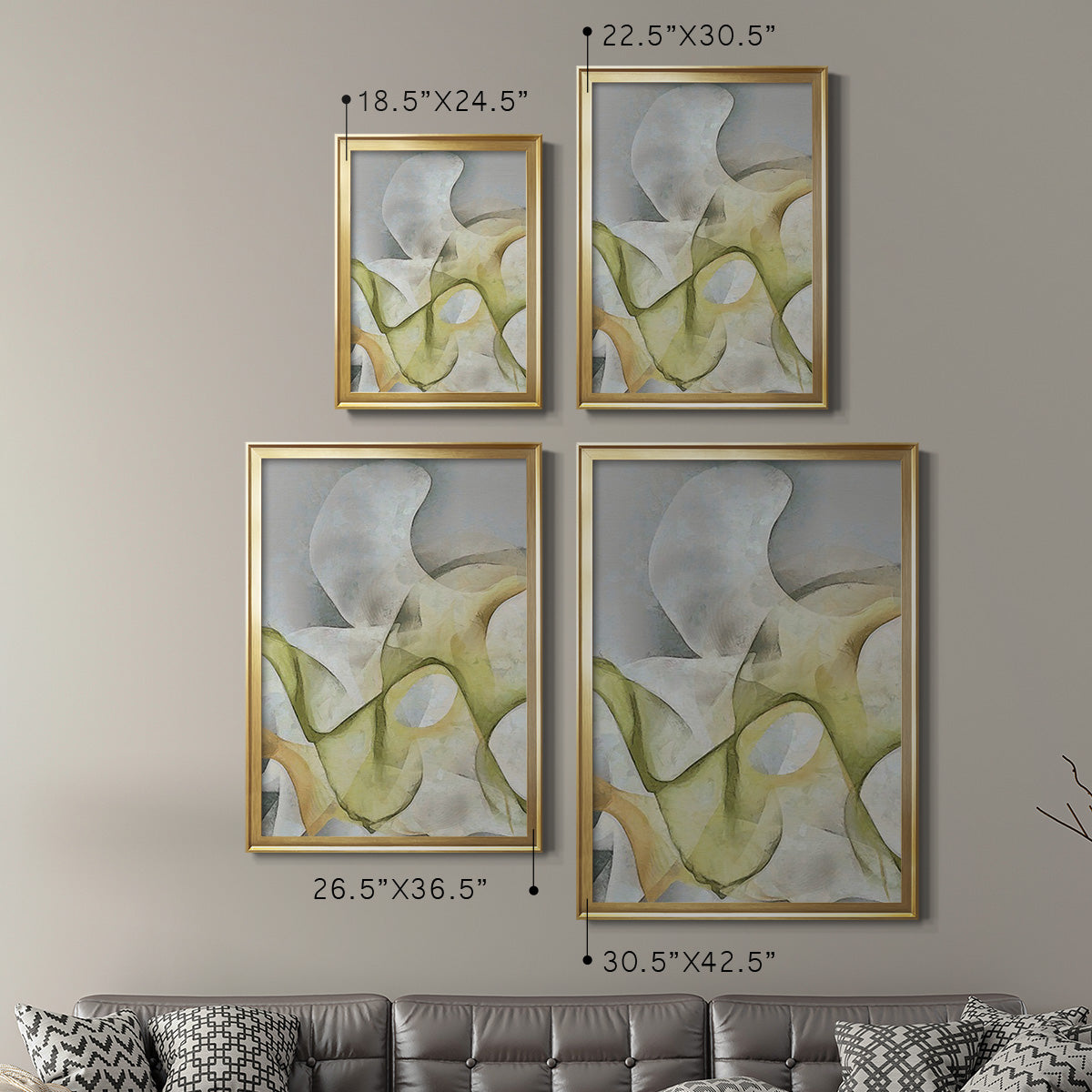 Excursion I - Modern Framed Canvas Print