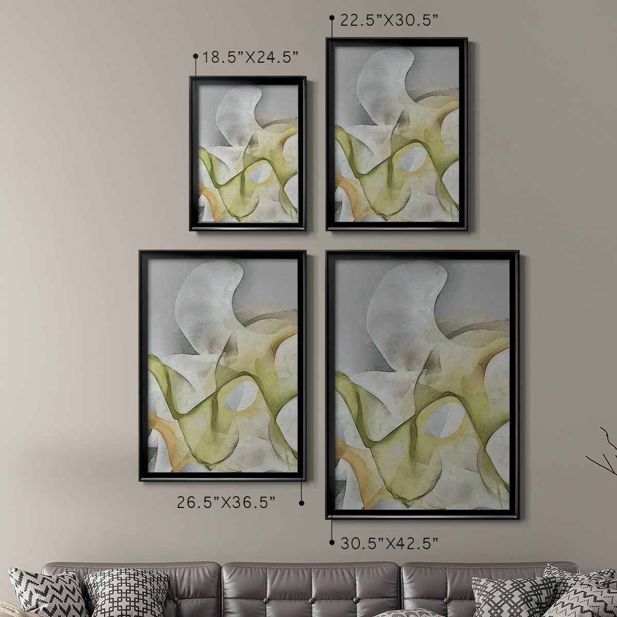 Excursion I - Modern Framed Canvas Print