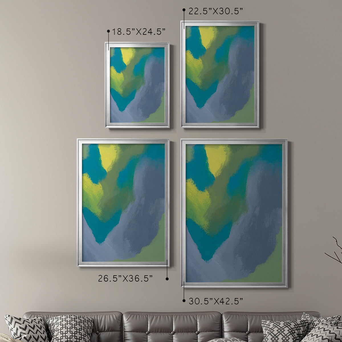 Lost in Memories II - Modern Framed Canvas Print