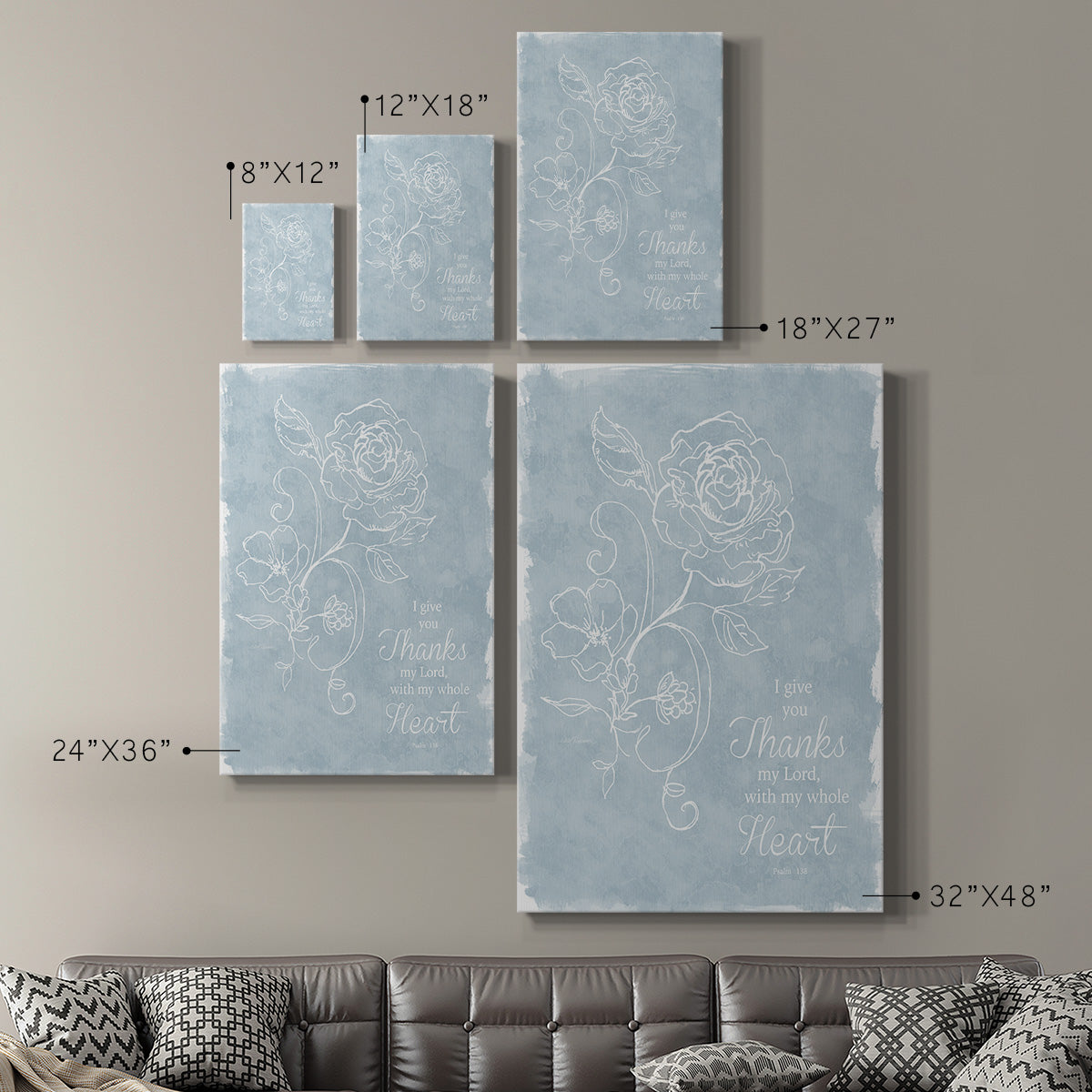 Whole Heart Premium Gallery Wrapped Canvas - Ready to Hang