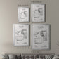 Toilet Paper Patent I - Modern Framed Canvas Print
