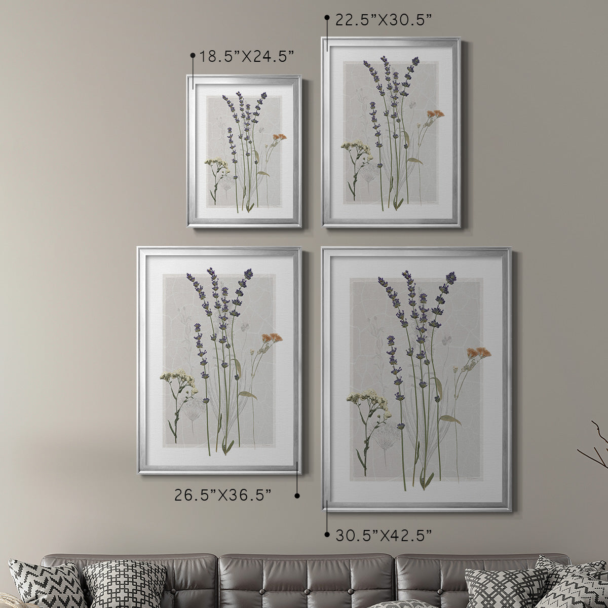 Field Study Page I - Modern Framed Canvas Print