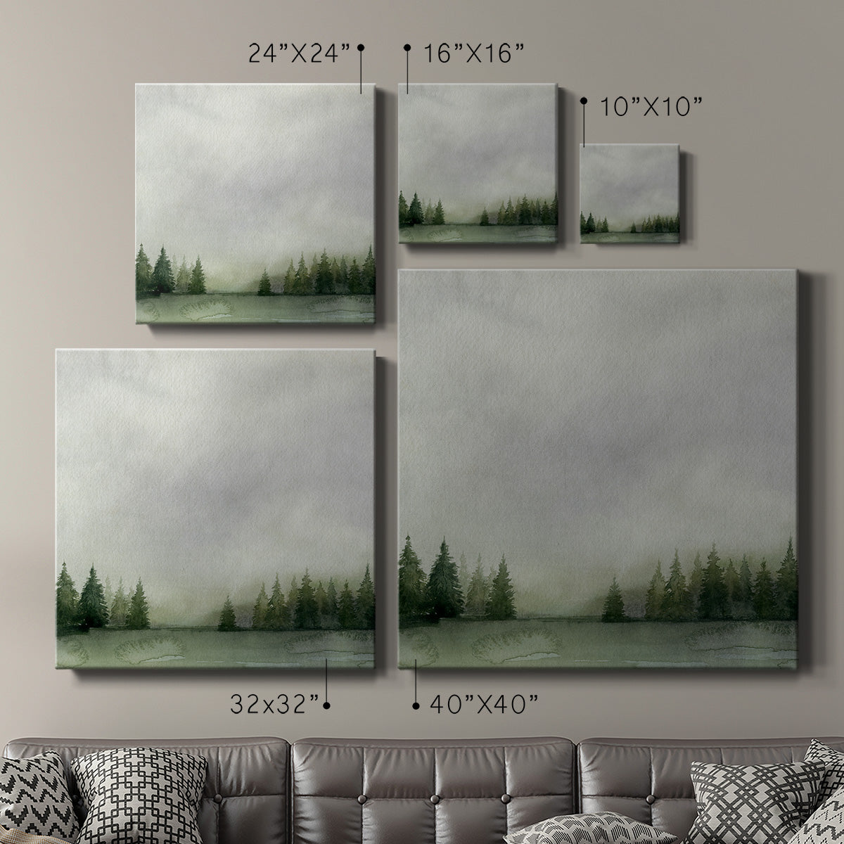 Timberline II-Premium Gallery Wrapped Canvas - Ready to Hang