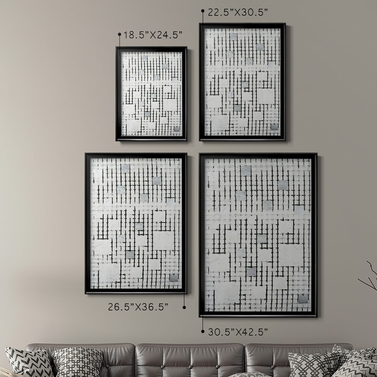 Gossamer II - Modern Framed Canvas Print