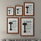 Size comparison chart for a set of two maple barnwood framed canvas prints.
