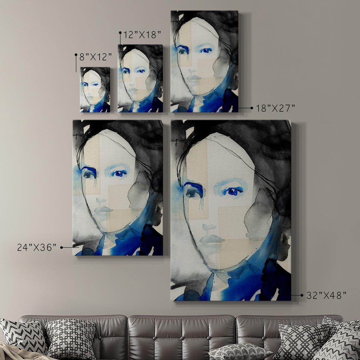 Tilda's Gaze II Premium Gallery Wrapped Canvas - Ready to Hang