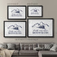 Move Mountains - Modern Framed Art Print