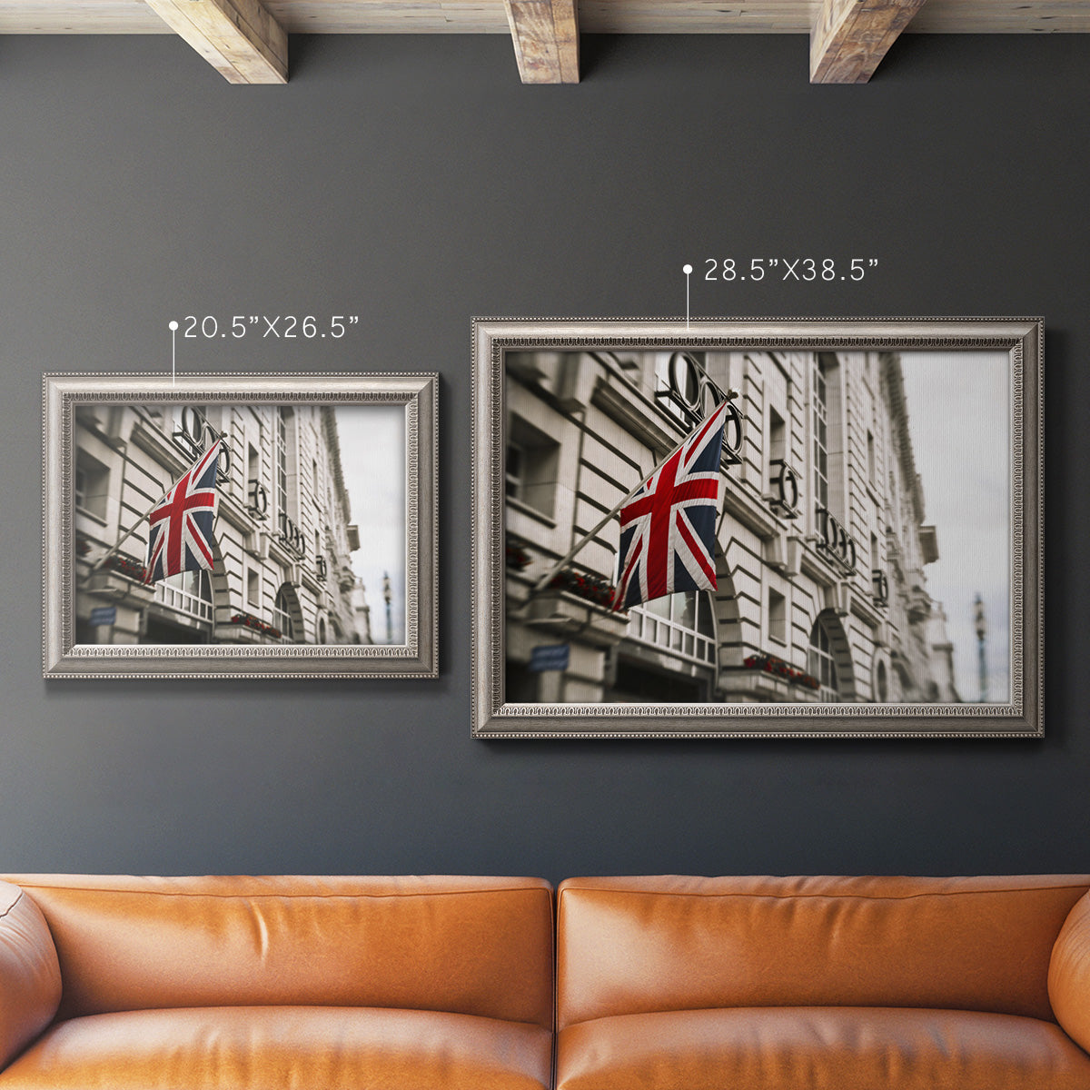 London Scene II Premium Framed Canvas- Ready to Hang