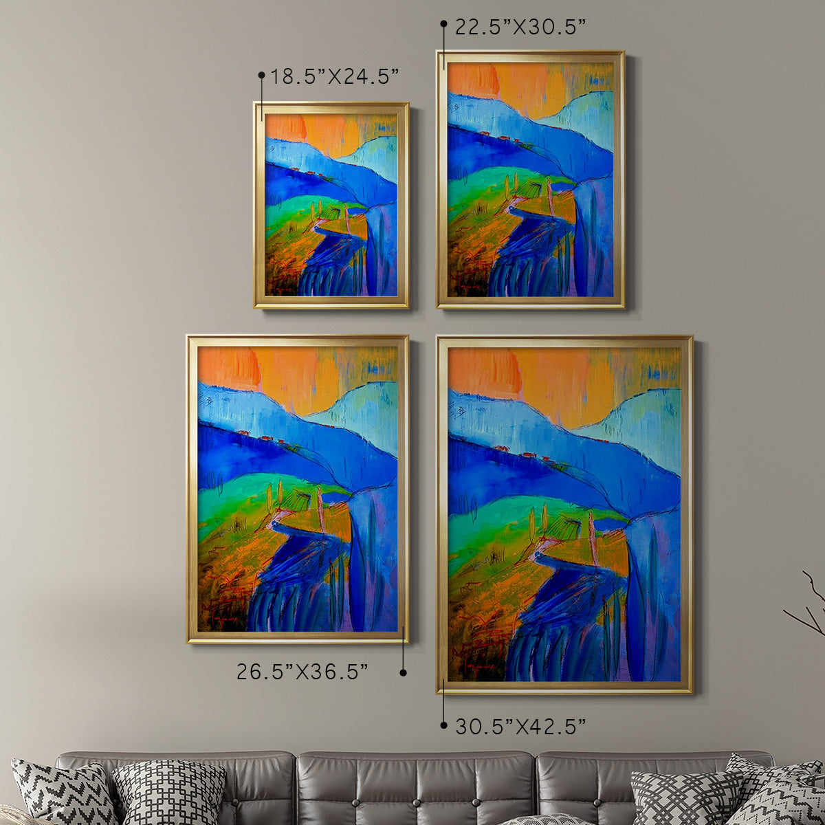 Fertile Dreams I - Modern Framed Canvas Print