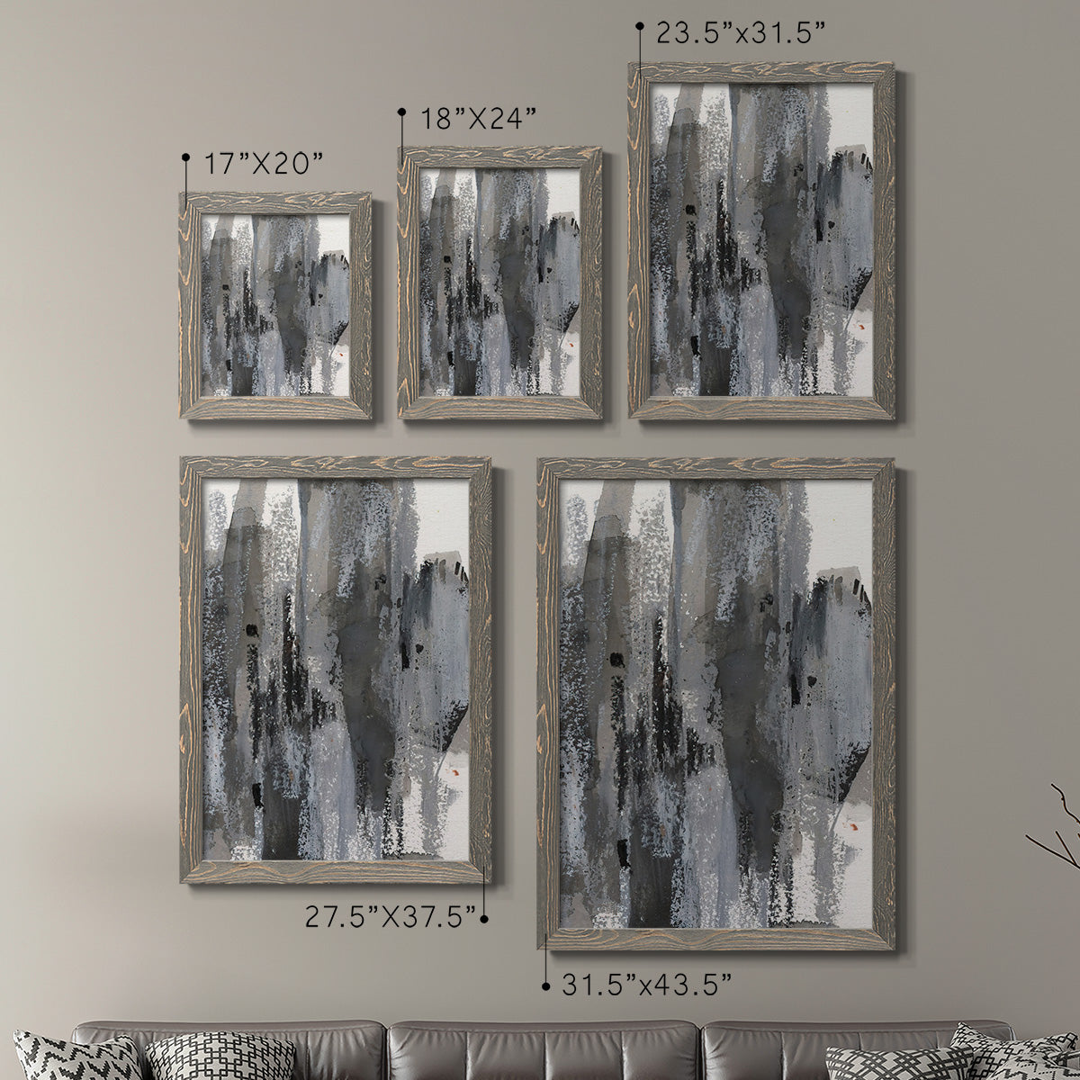 Loft Pastel III - Premium Framed Canvas 2 Piece Set - Ready to Hang