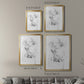Graphite Abstract IV - Modern Framed Canvas Print