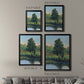 Tree by the Riverbank I - Modern Framed Canvas Print