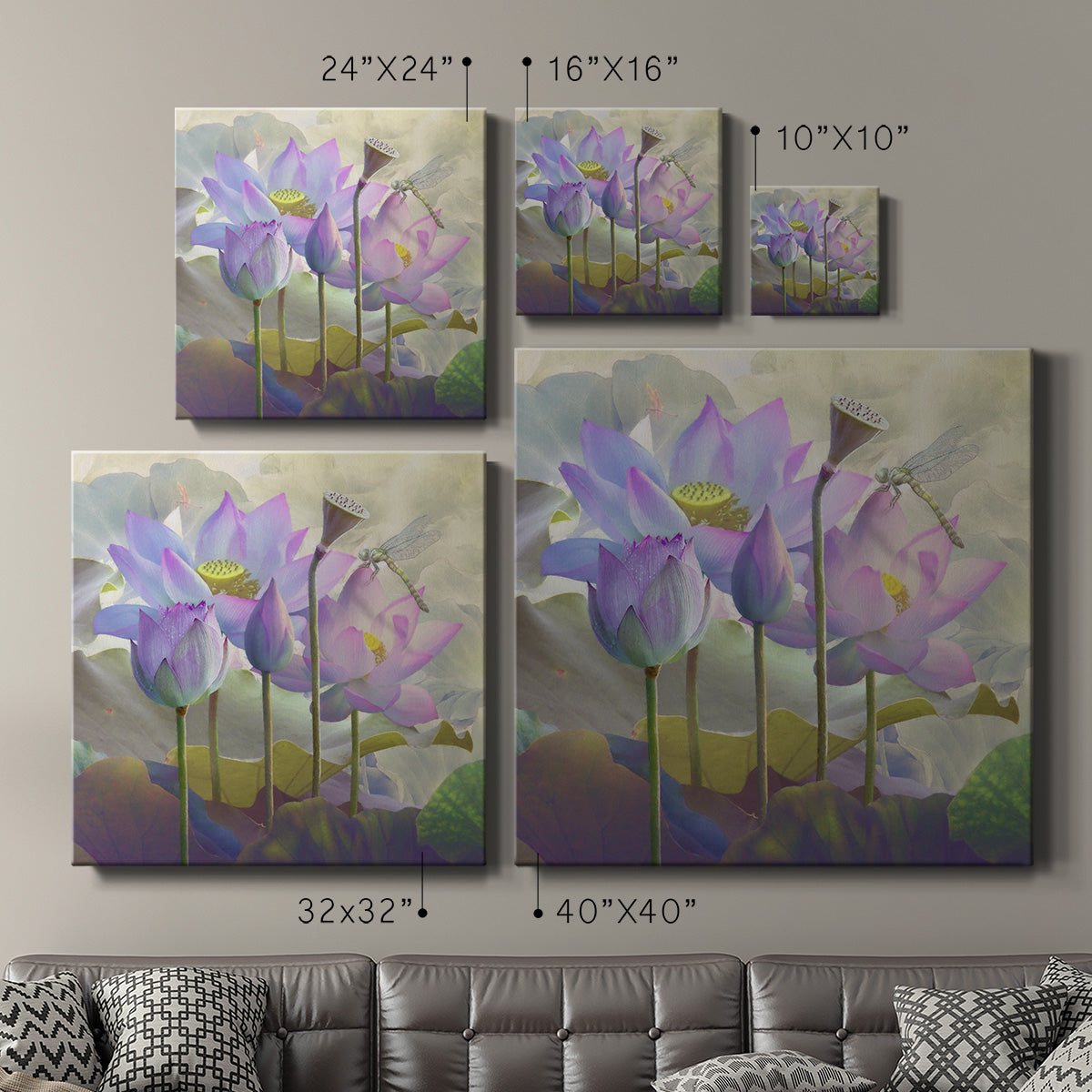 Lotus Sanctuary I - Canvas Art Print