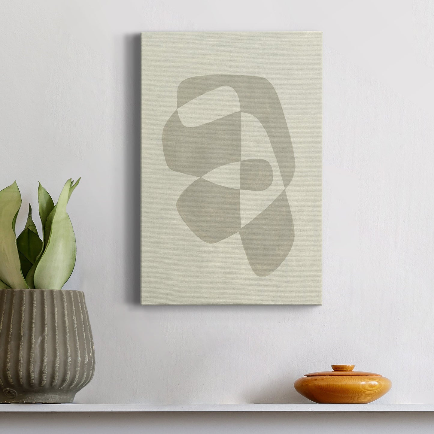 Soft Shape I Premium Gallery Wrapped Canvas - Ready to Hang