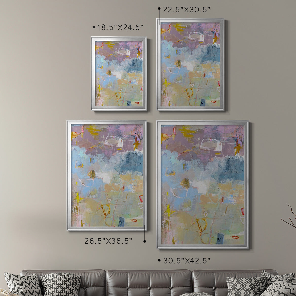 Whilst I - Modern Framed Canvas Print