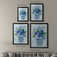 Blue Bouquet II - Modern Framed Canvas Print
