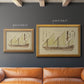 Antique Ship Plan VI Premium Framed Canvas- Ready to Hang