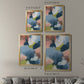 Soft Indigo Atmosphere I - Modern Framed Canvas Print