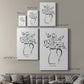 Sketchy Bouquet II - Canvas Art Print
