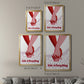 Groovy Love I - Modern Framed Canvas Print