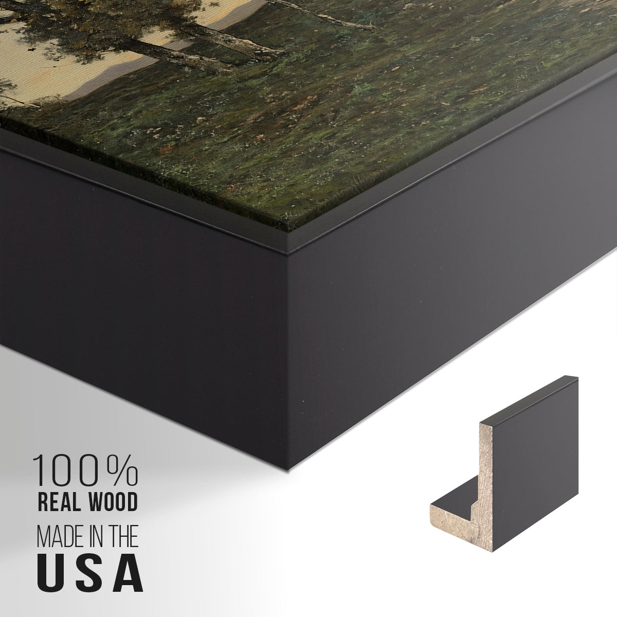 Autumn Evening, 1894 - Floater Framed Canvas Print