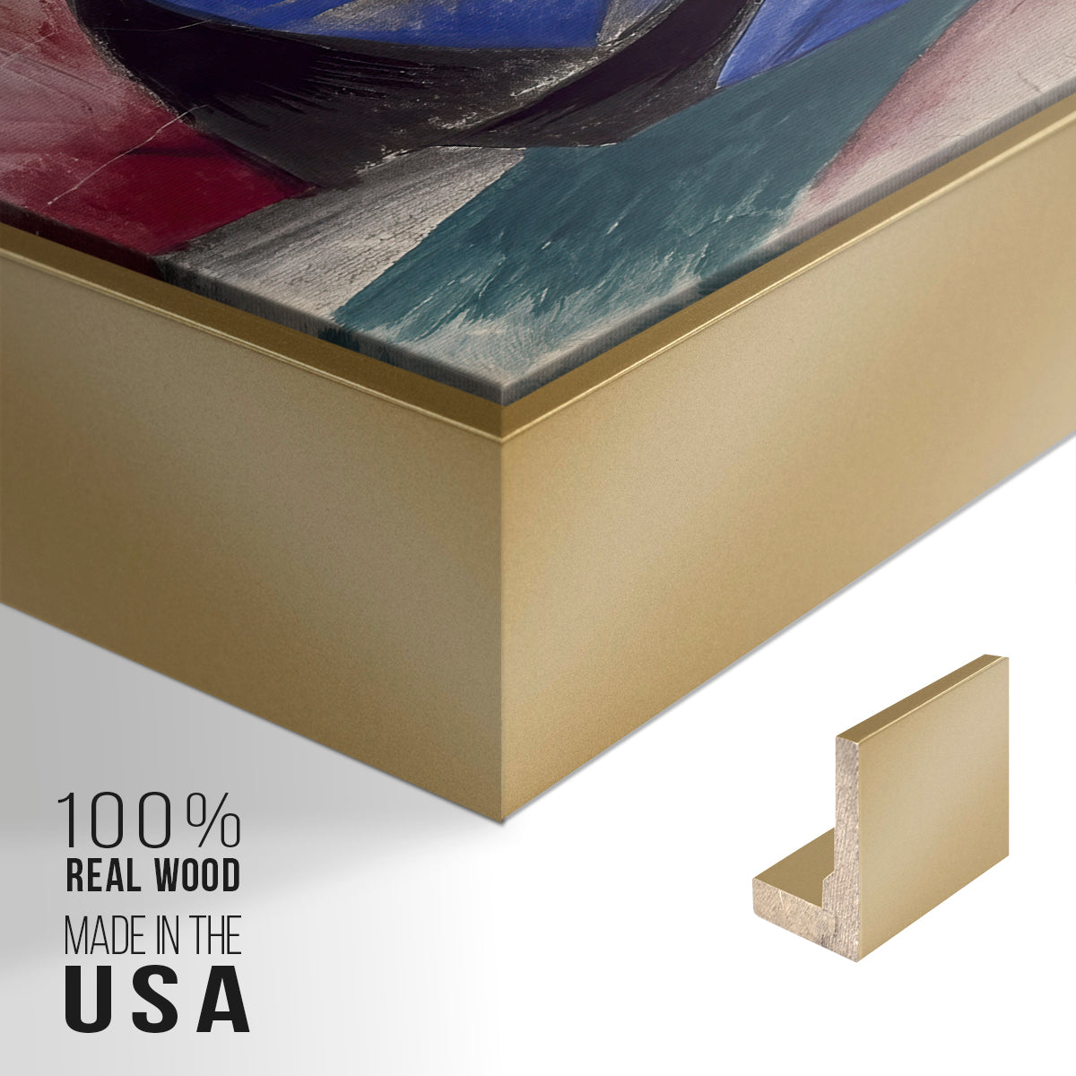 Dreaming Horse, 1913 - Floater Framed Canvas Print