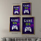 It's Game On II - Modern Framed Canvas Print
