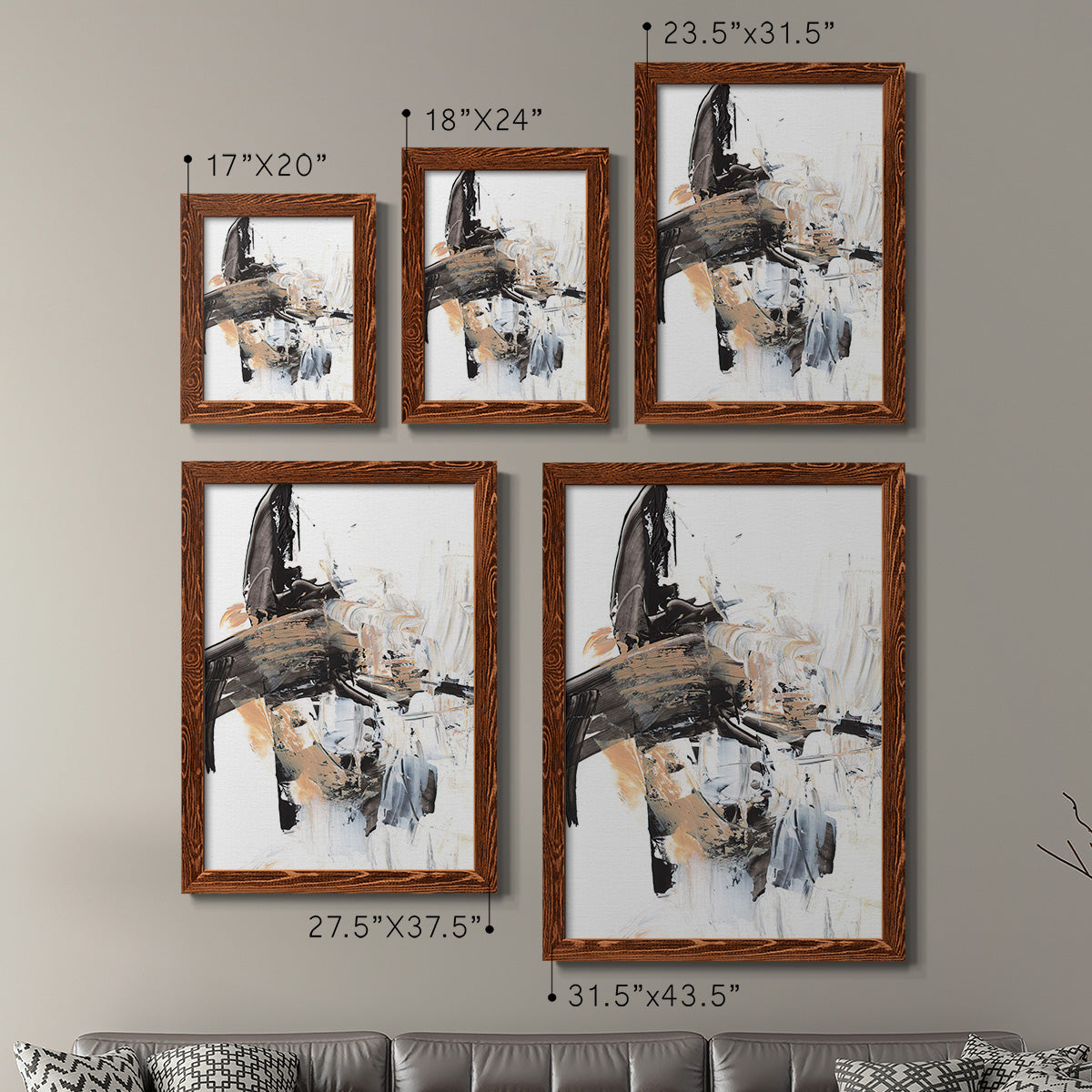 Ruckus I - Premium Framed Canvas 2 Piece Set - Ready to Hang