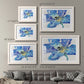 Fleur Bleue II - Barnwood Framed Art Print