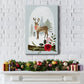 Snow Globe Village Collection B Premium Gallery Wrapped Canvas - Ready to Hang