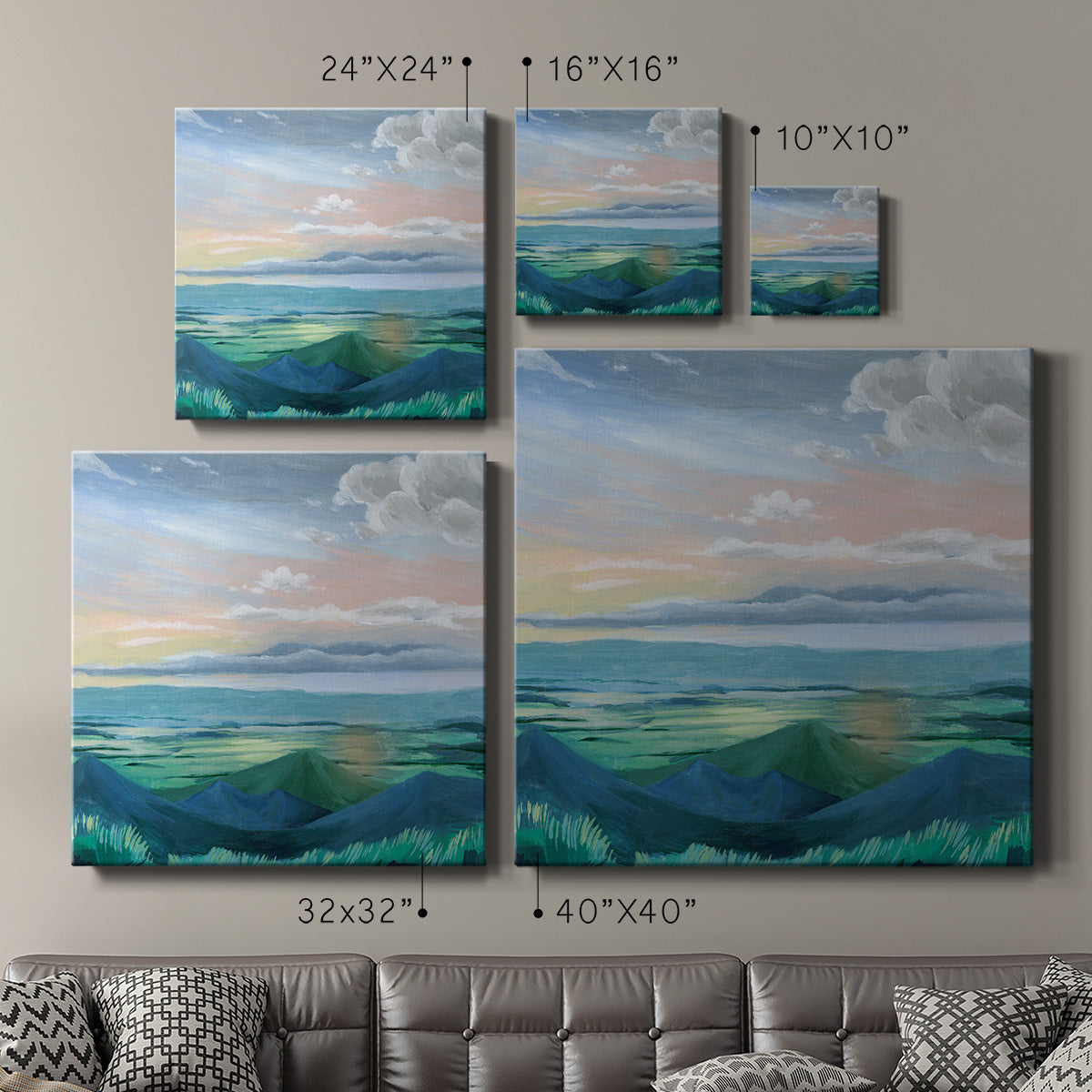 Sunset Outlook II - Canvas Art Print