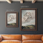 Classical allegorical depiction of the goddess Flora by Robert John Thornton in an ornate bronzed mahogany wood frame shown in multiple vertical size options.