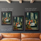 Classical historical painting of Alexander the Great by Donato Creti in an ornate black frame with gilded inner detail shown in multiple vertical size options.