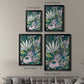 Purple Jungle Garden I - Modern Framed Canvas Print