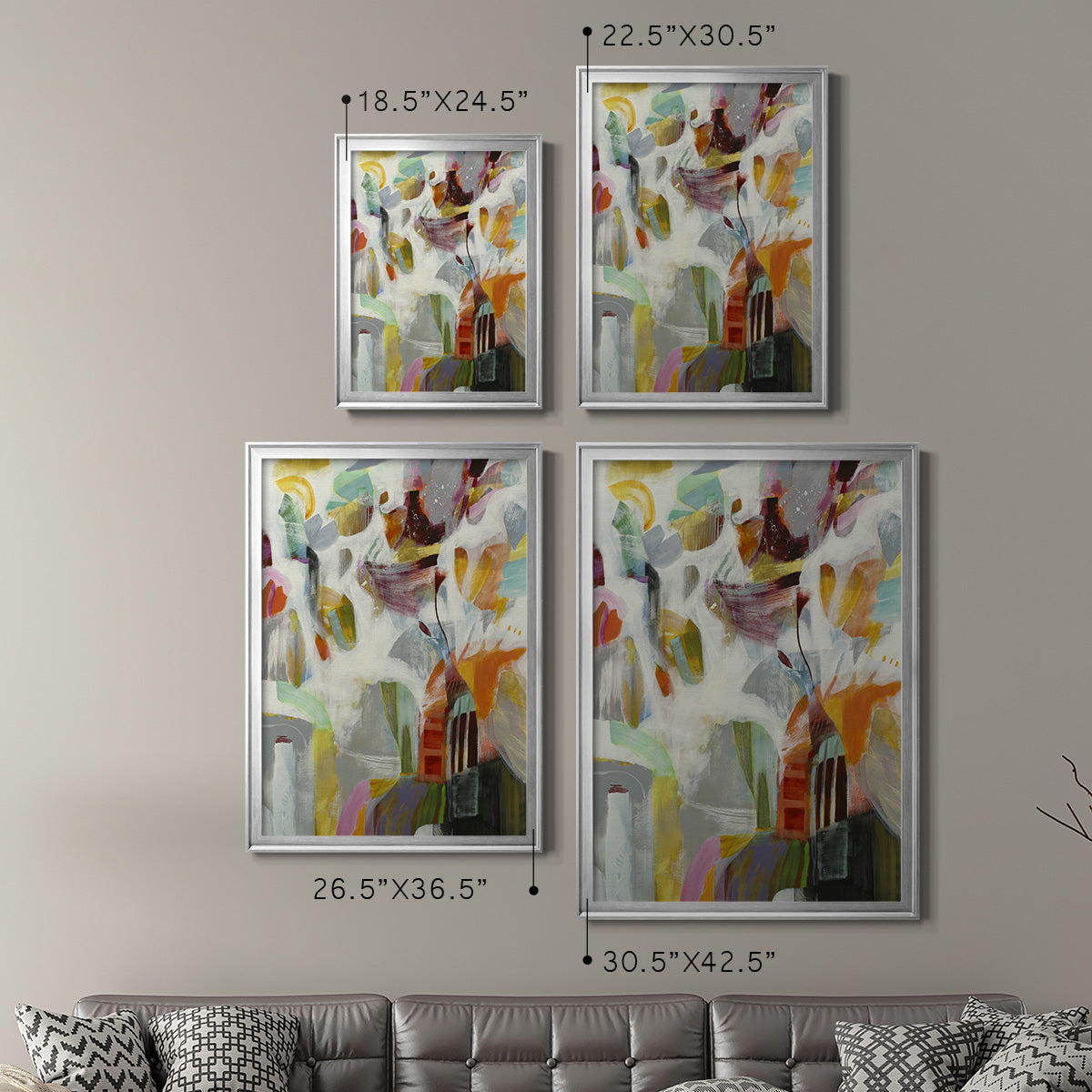 Renewal - Modern Framed Canvas Print