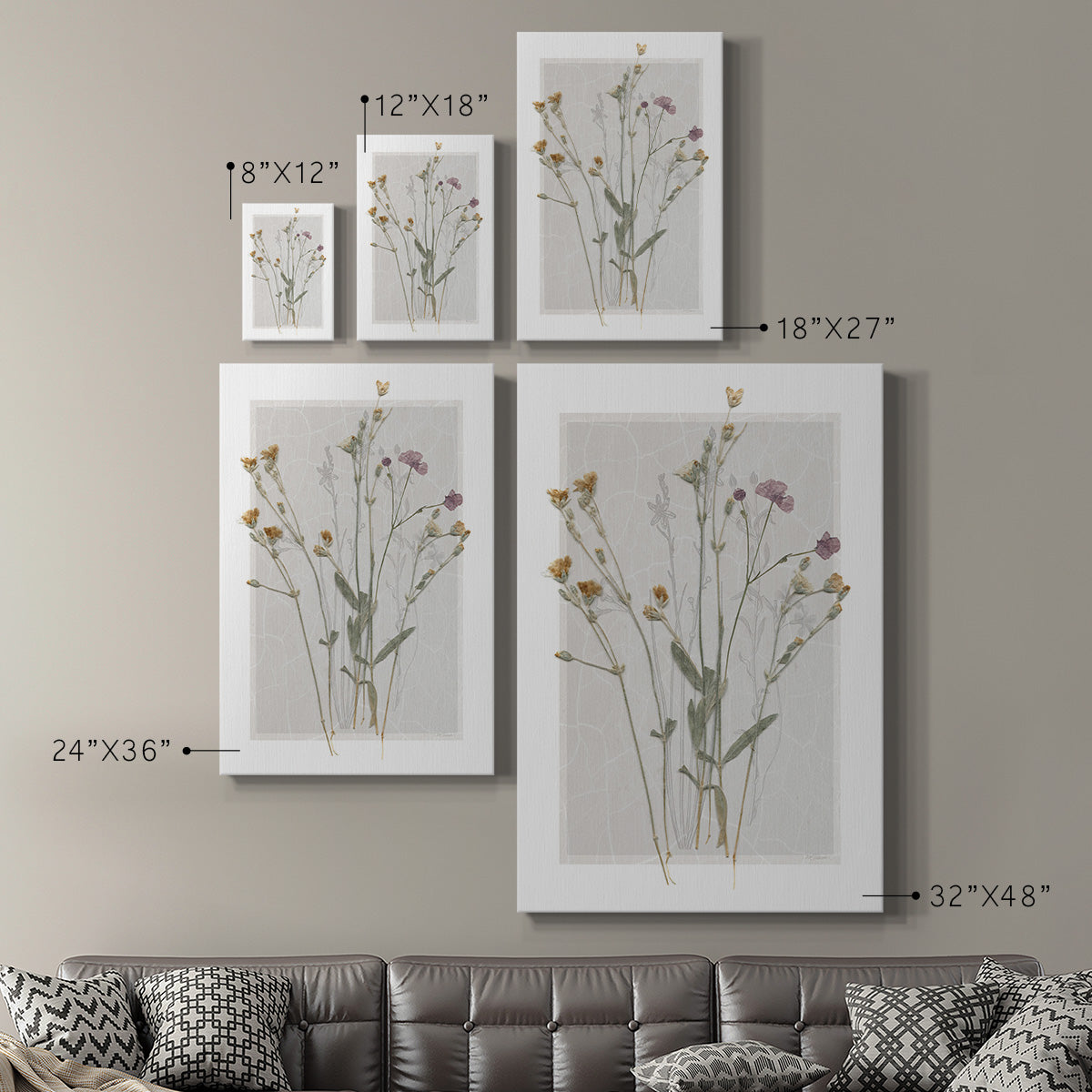 Field Study Page II - Canvas Art Print