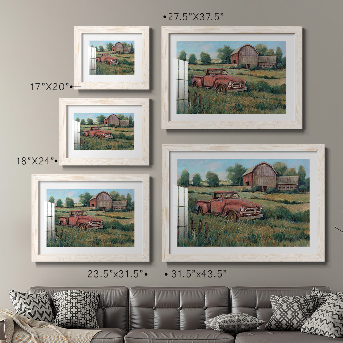 Rusting Away II - Barnwood Framed Art Print