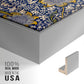 Kennet - Indigo/Gold, 1883 - Floater Framed Canvas Print