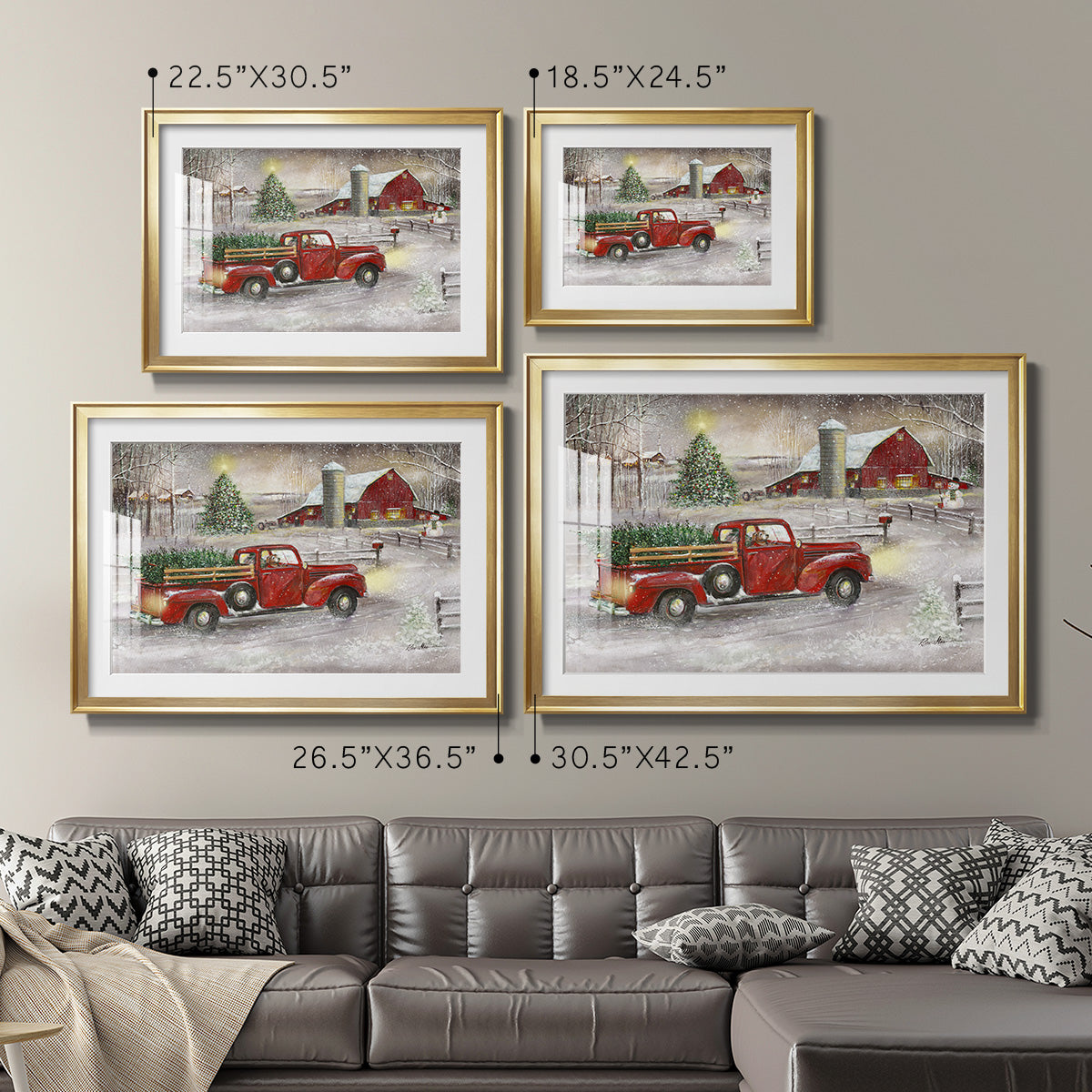 Making Christmas Memories Premium Framed Print - Ready to Hang