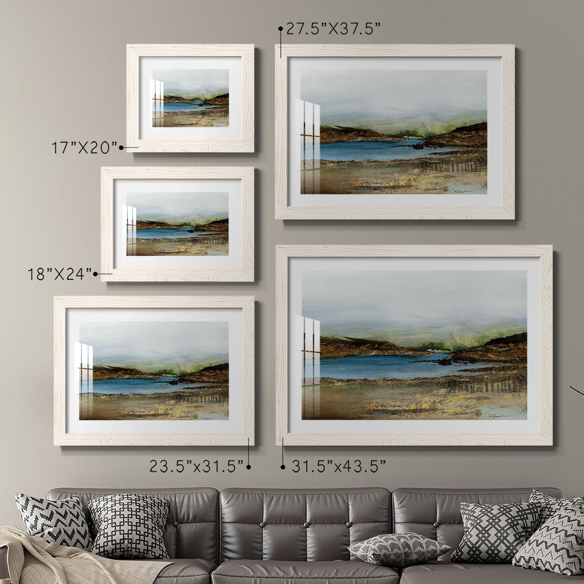 Lakeside - Barnwood Framed Art Print