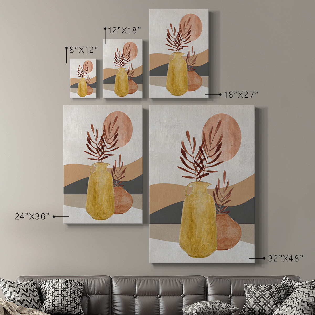 Adobe Moon I - Canvas Art Print