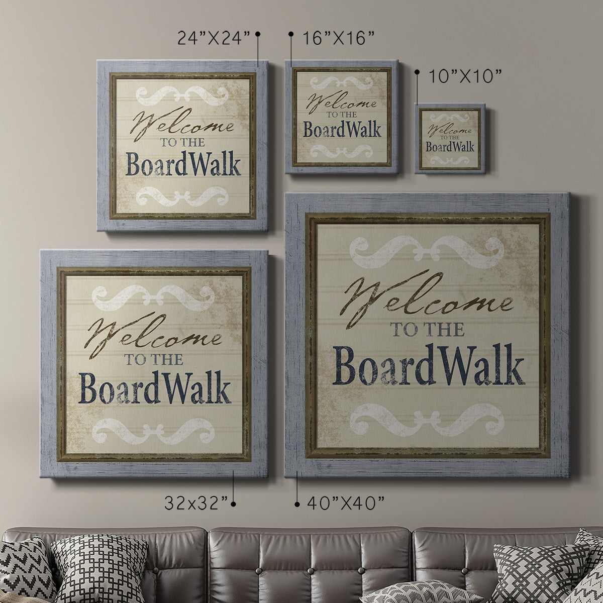 Beach Sign XI-Premium Gallery Wrapped Canvas - Ready to Hang