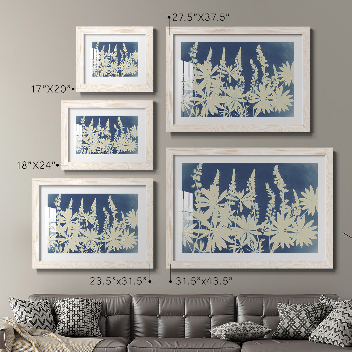 Lovely Lupine - Barnwood Framed Art Print