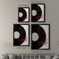 Vinyl - Modern Framed Canvas Print