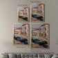 Colorful Canal - Modern Framed Canvas Print